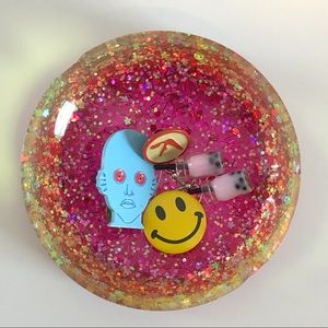 Handmade Resin Ashtray Trinket Tray